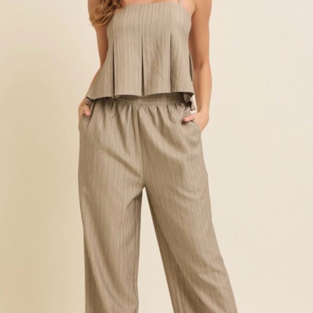 Women's Tan Jumpsuit